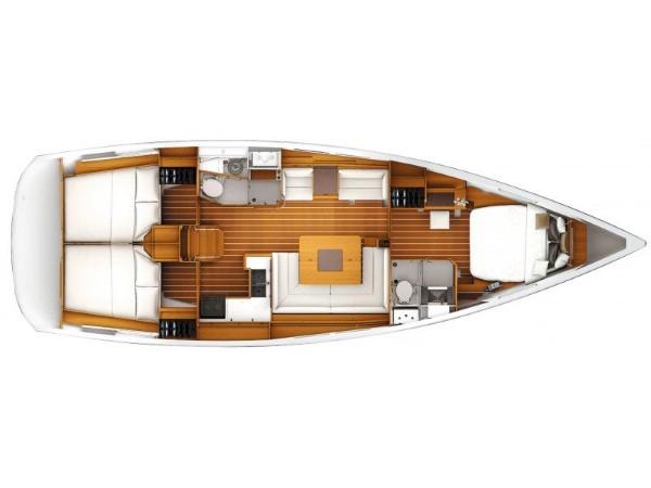 Book yachts online - sailboat - Sun Odyssey 449 owner version - SPRING SONG - rent