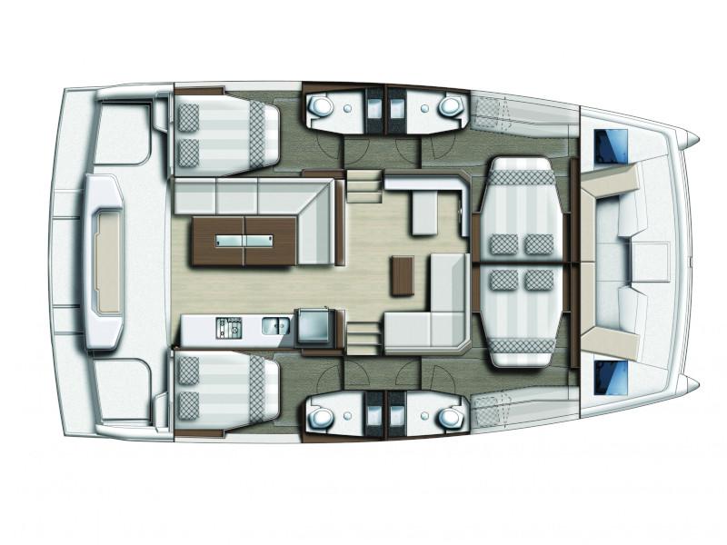 Book yachts online - catamaran - Bali Catspace - Moje sunce - rent