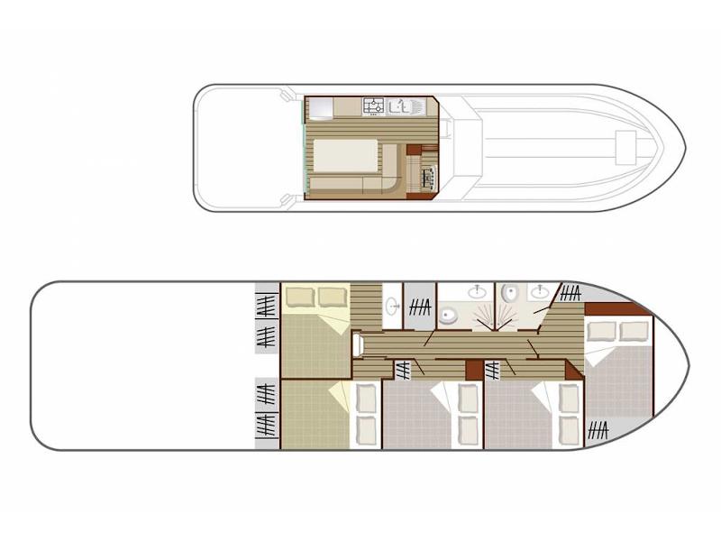 Book yachts online - motorboat - Sedan 1310 - HAGUENAU FR - rent