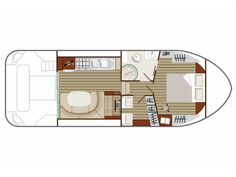 Book yachts online - motorboat - Estivale Quattro S - ST PAPOUL FR - rent