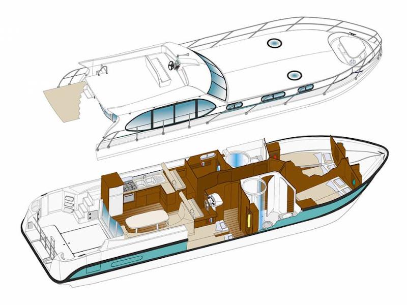 Book yachts online - motorboat - Estivale Octo - JÉGMADÁR HU  - rent