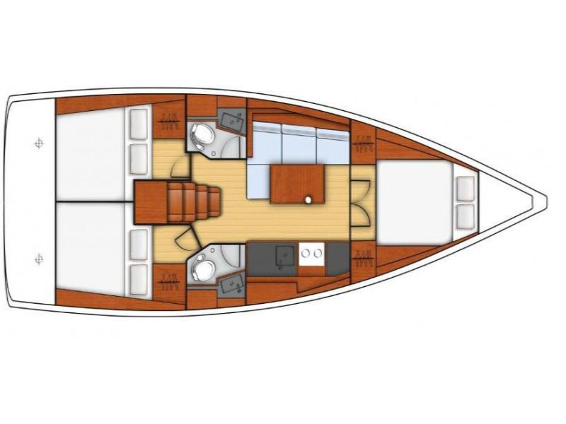 Book yachts online - sailboat - Oceanis 38.1 - Iris - rent