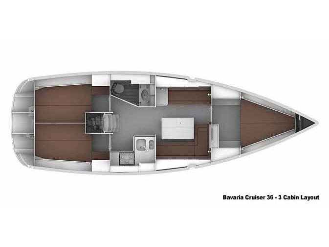 Book yachts online - sailboat - Bavaria Cruiser 36 - Lolita - rent