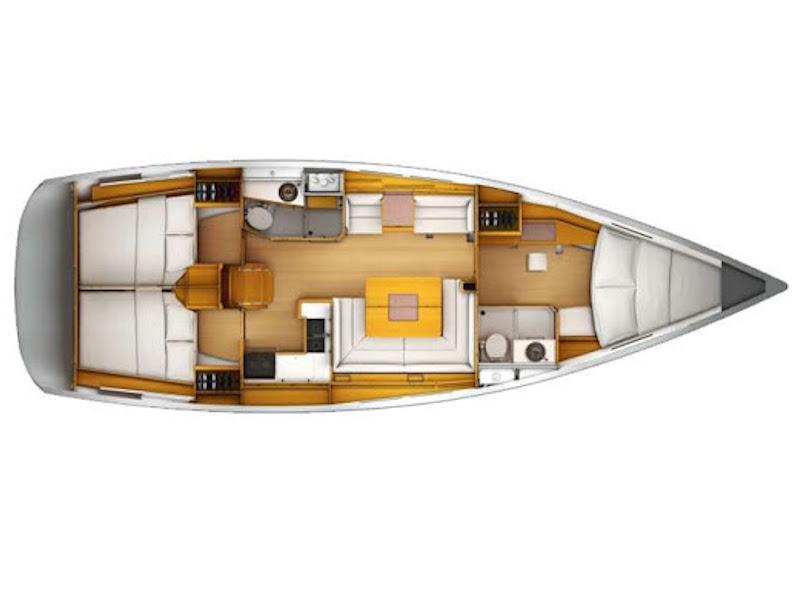Book yachts online - sailboat - Sun Odyssey 439 - LADY LINDA - rent