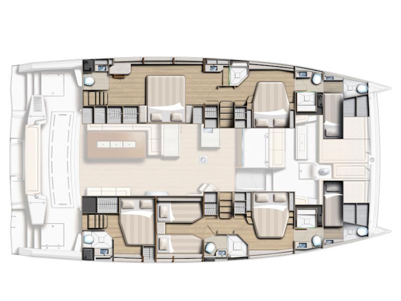 Book yachts online - catamaran - Bali 5.4. - Signature Concept - rent