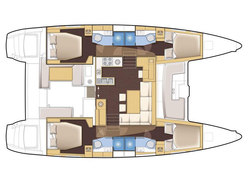 Book yachts online - catamaran - Lagoon 450  Flybridge_2019 - SY_20787 - rent