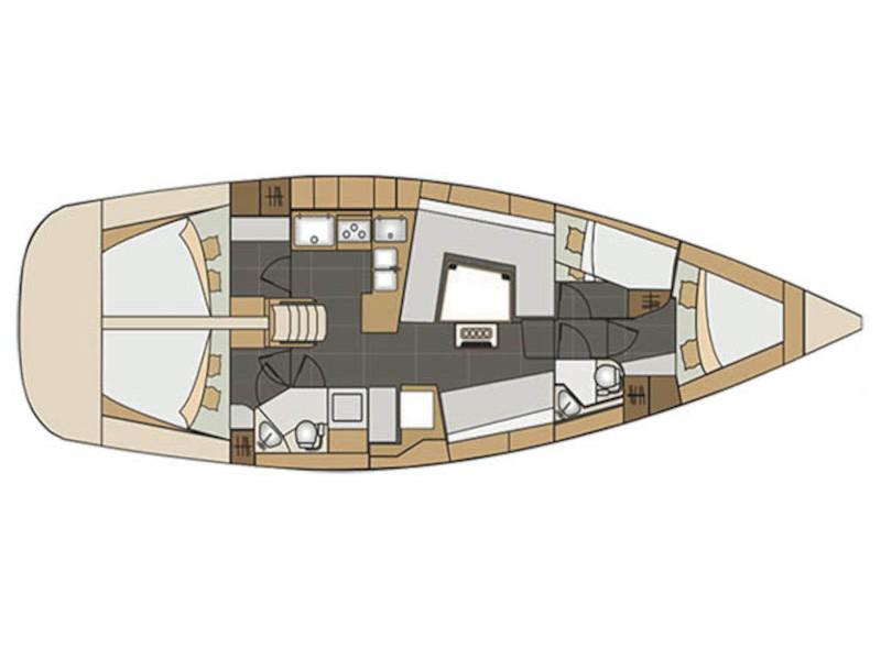 Book yachts online - sailboat - Elan 45 Impression - Helen - rent