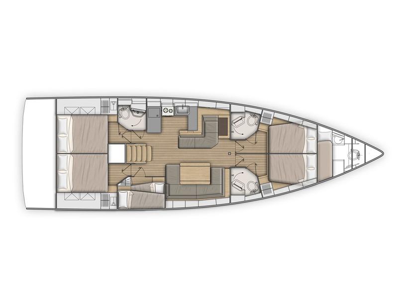 Book yachts online - sailboat - Oceanis 51.1 - Brando - rent