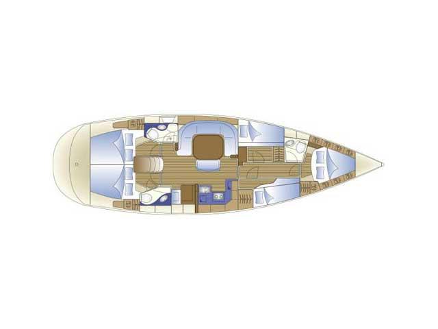 Book yachts online - sailboat - Bavaria 49 - JULIJA II  - rent
