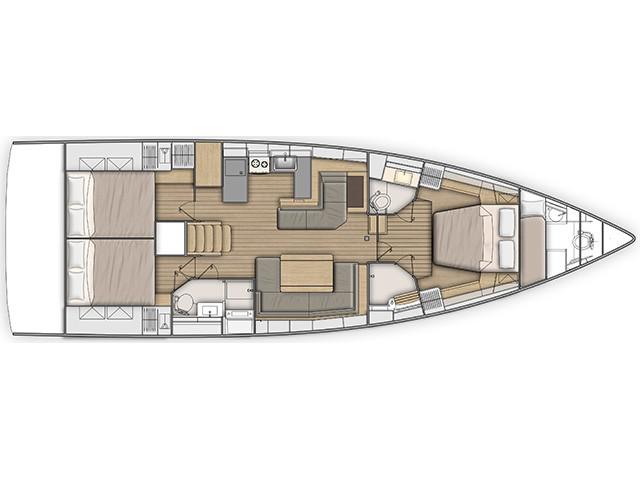 Book yachts online - sailboat - Oceanis 51.1 - Psari - rent