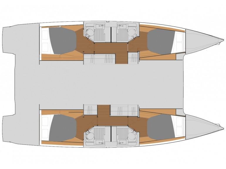 Book yachts online - catamaran - Astrea 42 - Sereia - rent