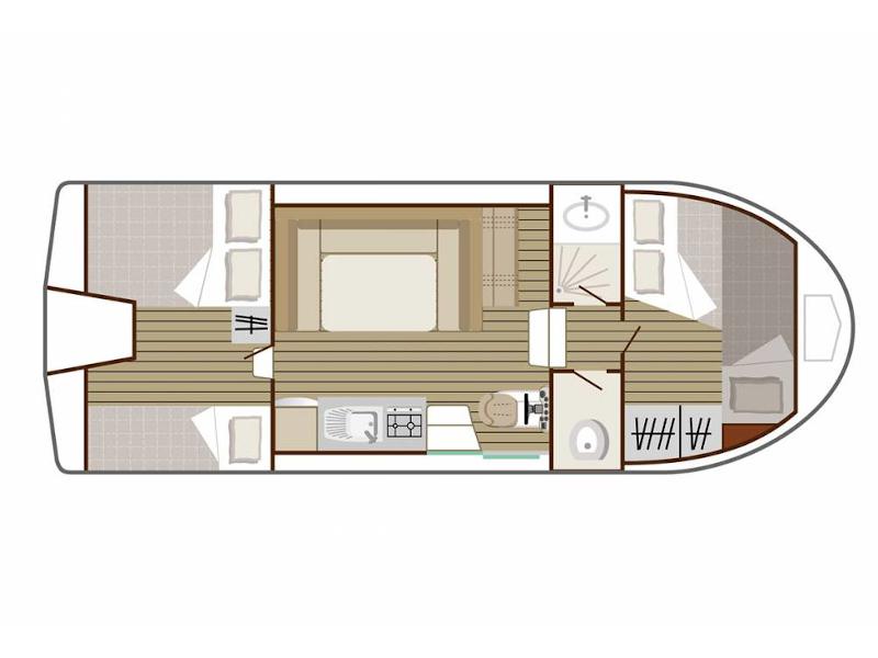 Book yachts online - motorboat - Riviera 920 - Lyz de Buzet - rent