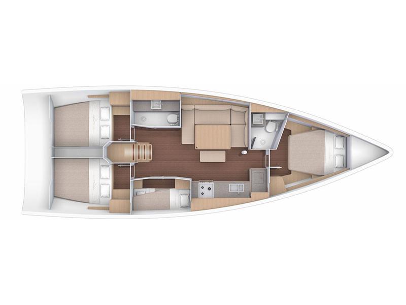 Book yachts online - sailboat - Dufour 430 Grand Large - Go Sailing - rent