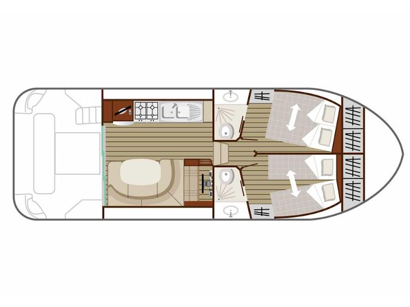 Book yachts online - motorboat - Estivale Quattro B - Eindhoven NL - rent
