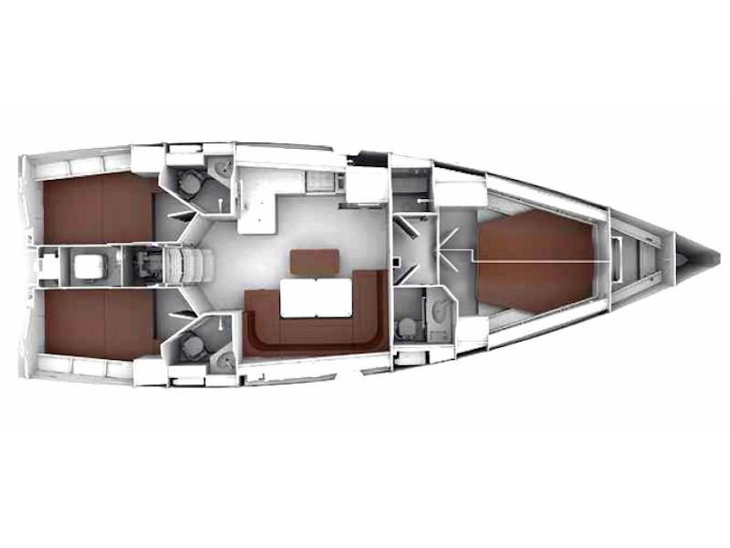 Book yachts online - sailboat - Bavaria Cruiser 46 Style - S/Y Semeli - rent