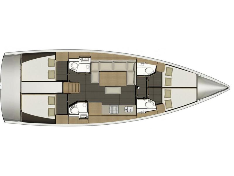 Book yachts online - sailboat - Dufour 460 Grand Large - Cetina - rent