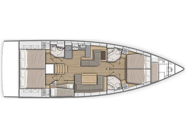 Book yachts online - sailboat - Oceanis 51.1 - Marea - rent