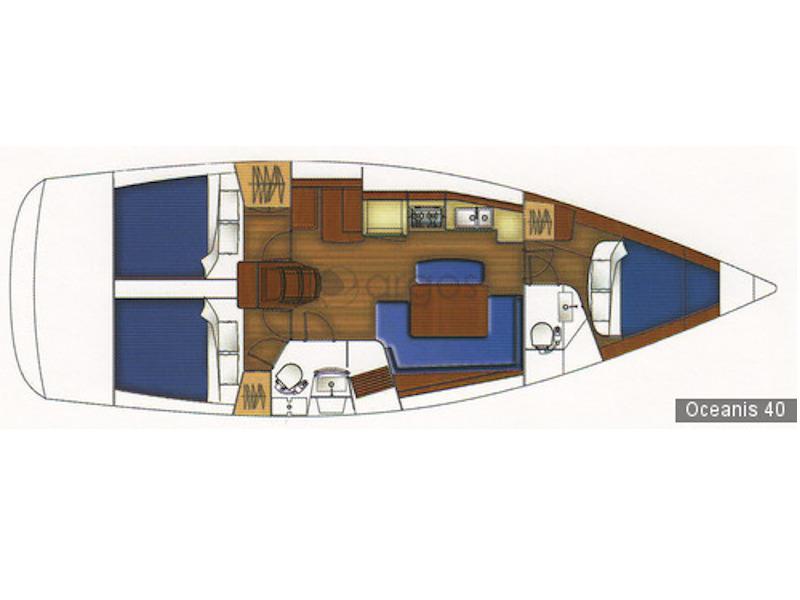 Book yachts online - sailboat - Oceanis 40 - Zynobia - rent
