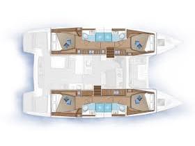 Book yachts online - catamaran - Lagoon 46 - Kosmo - rent