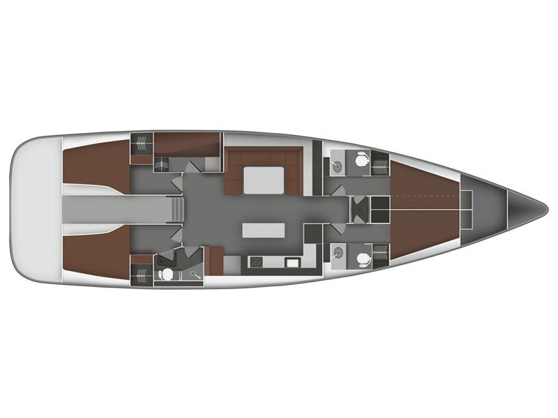 Book yachts online - sailboat - Bavaria 55 BT '11 - Vivace - rent