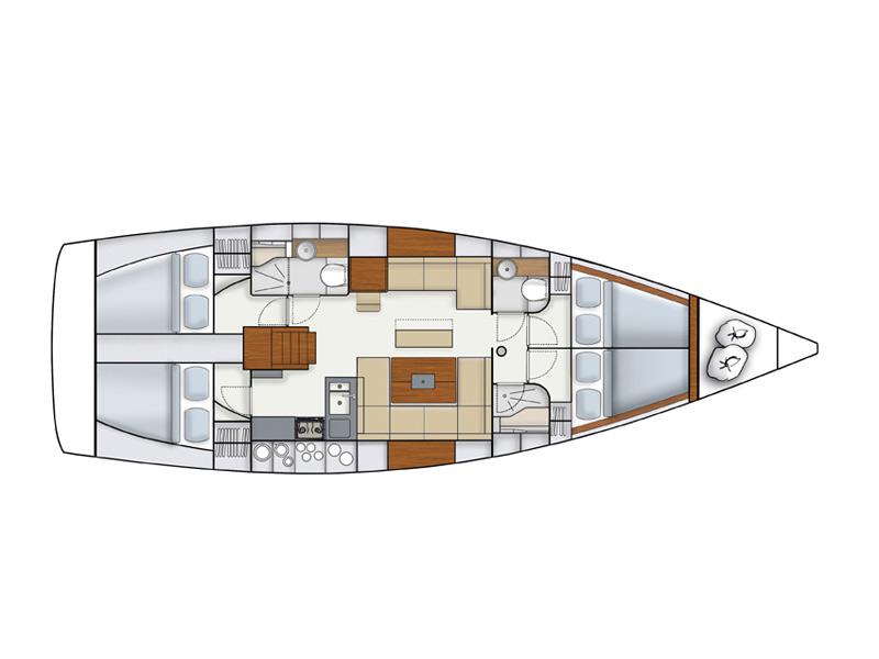 Book yachts online - sailboat - Hanse 445 - DISIATY - rent