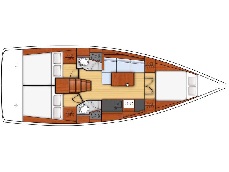Book yachts online - sailboat - Oceanis 38.1 - Obsession - rent