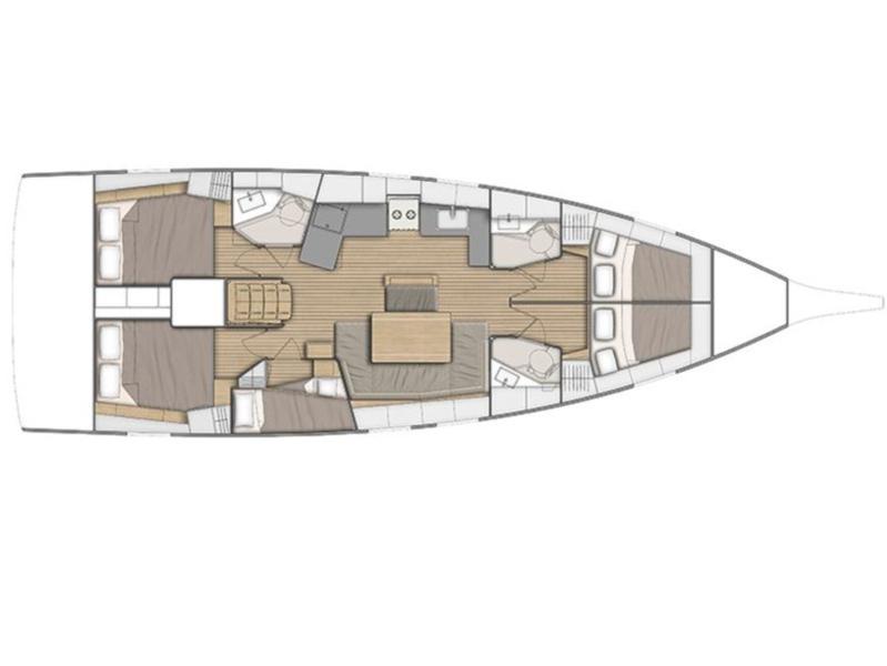 Book yachts online - sailboat - Oceanis 46.1 - MR.WHITE  - rent