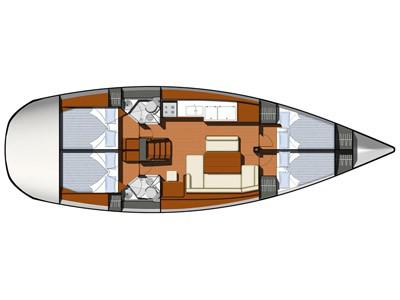 Book yachts online - sailboat - Sun Odyssey 44 i - Sveamare - rent
