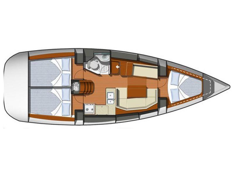 Book yachts online - sailboat - Sun Odyssey 36i - Celeste - rent