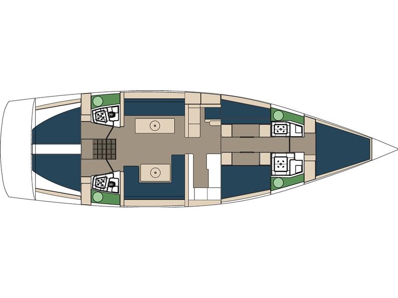 Book yachts online - sailboat - D&amp;D Kufner 54.2 - BROMBONERO - rent