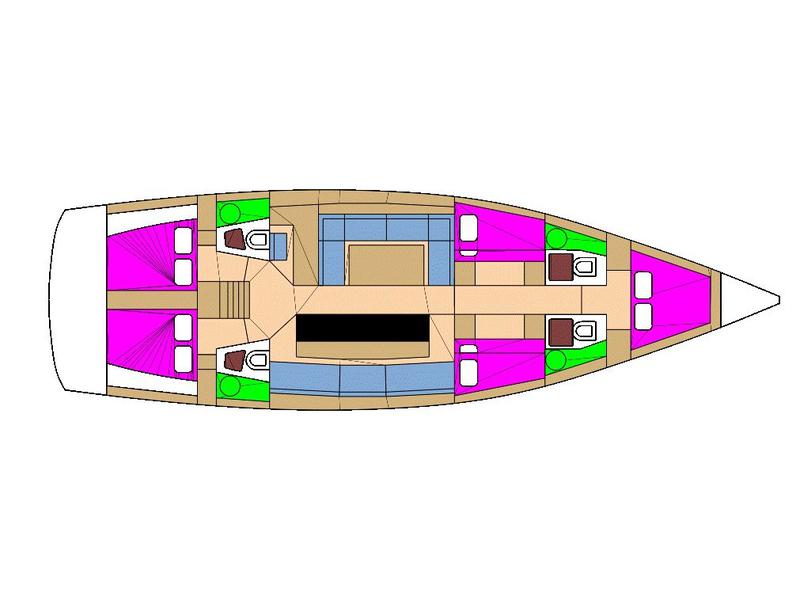 Book yachts online - sailboat - D&amp;D Kufner 54.2 - GRAND CRU I - rent