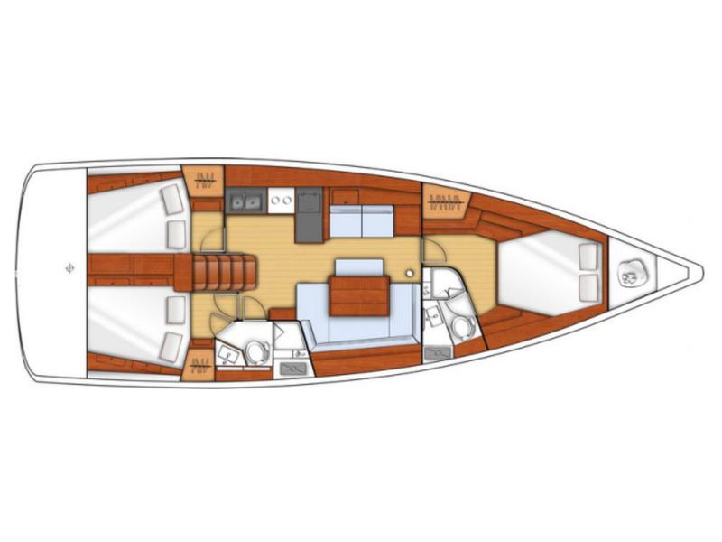 Book yachts online - sailboat - Oceanis 45 (2018) - Hande - rent