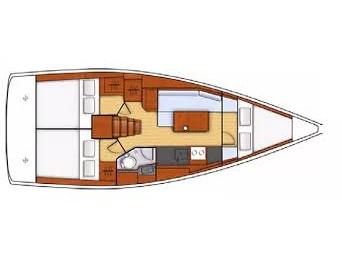 Book yachts online - sailboat - Oceanis 35.1 - Altamarea - Standard line - rent