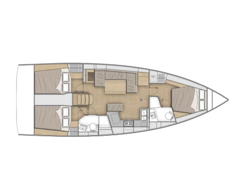 Book yachts online - sailboat - Oceanis 40.1 - Cupido - Comfort line - rent
