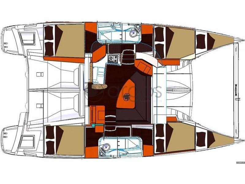 Book yachts online - catamaran - Fountaine Pajot Lipari 41 - TWIN SWANS - rent