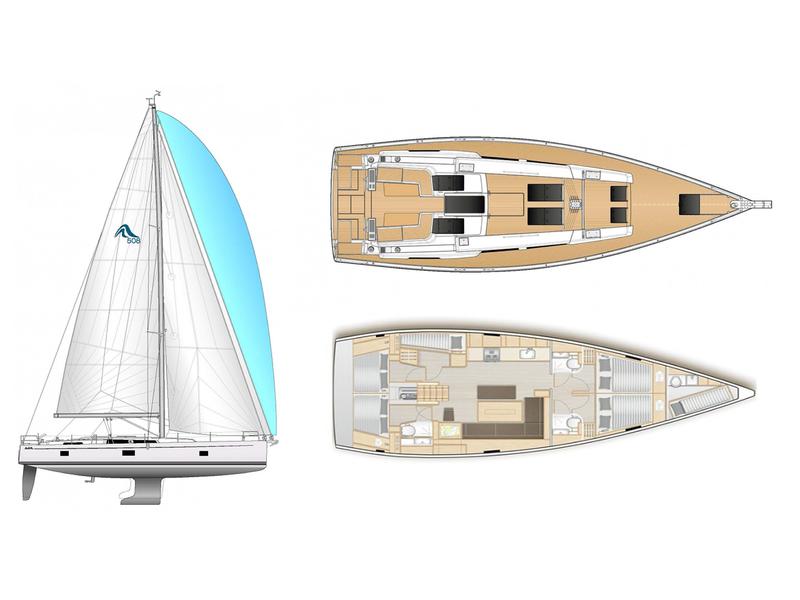 Book yachts online - sailboat - Hanse 508 - Quantum Wave - rent