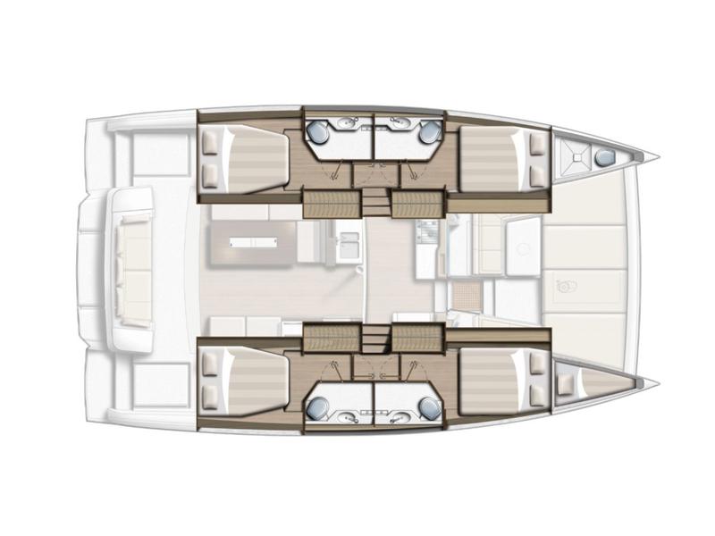 Book yachts online - catamaran - Bali 4.2 - Supernova - rent