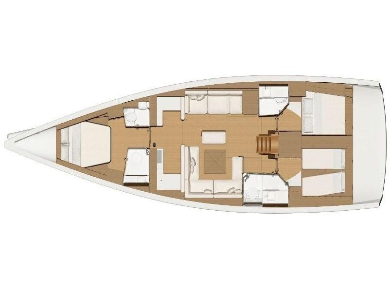 Book yachts online - sailboat - Dufour 520 Grand Large - La Esperanza - rent