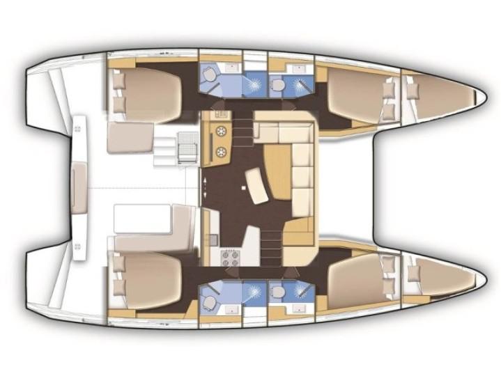 Book yachts online - catamaran - Lagoon 42 - CUZAMEN - rent