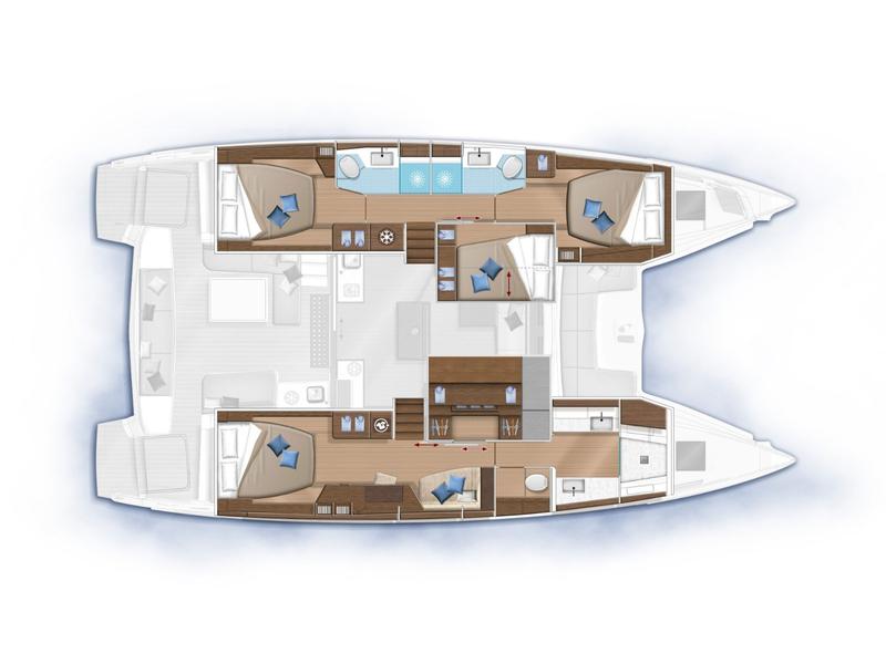 Book yachts online - catamaran - Lagoon 50- owner version - RAGNAR - rent