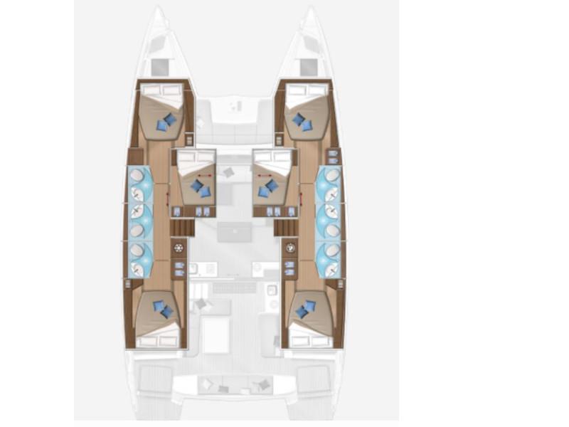 Book yachts online - catamaran - Lagoon 50 - SHADOW - rent