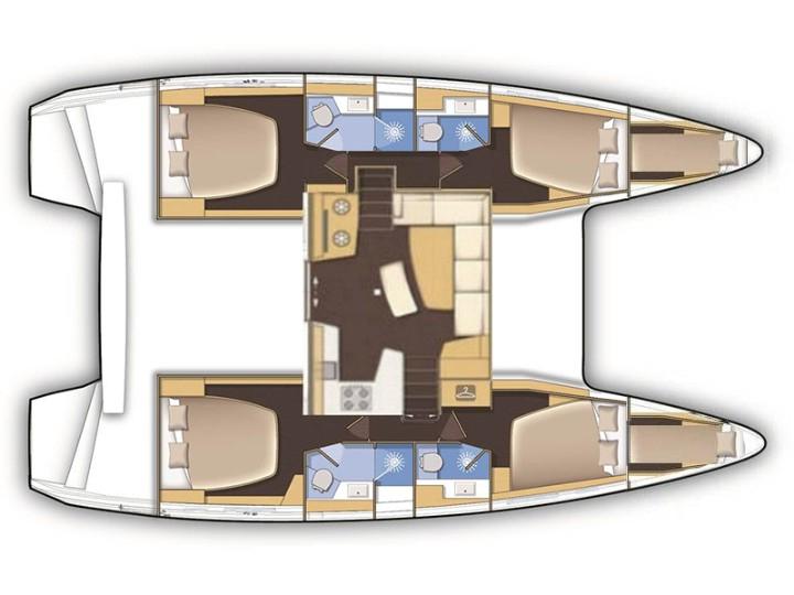 Book yachts online - catamaran - Lagoon 42 - MADRE PERLA - rent