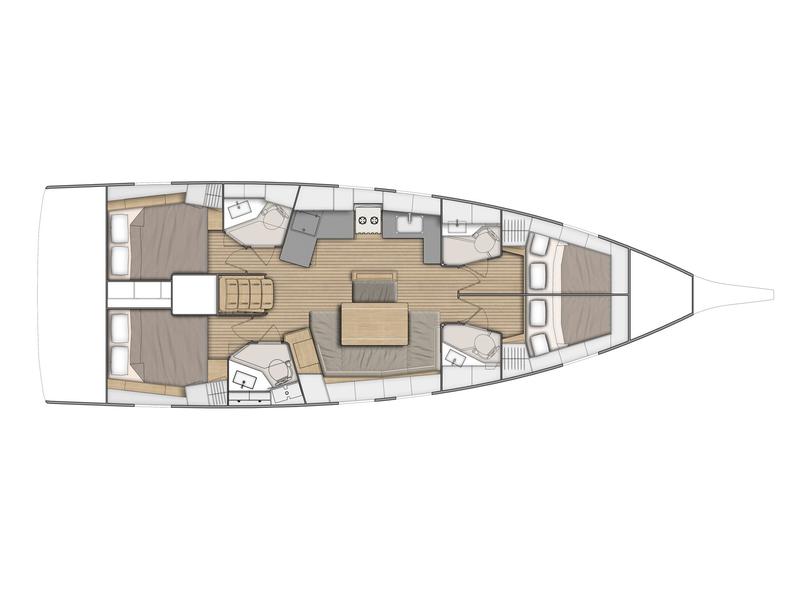 Book yachts online - sailboat - Oceanis 46.1 - Ellaida Built 2019-Patras - rent