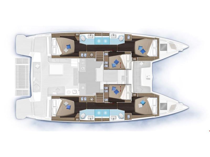 Book yachts online - catamaran - Lagoon 51 - Nevera - rent