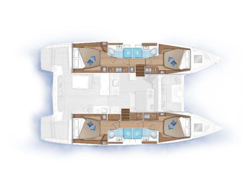 Book yachts online - catamaran - Lagoon 46 - PRES-L46-22-G - rent