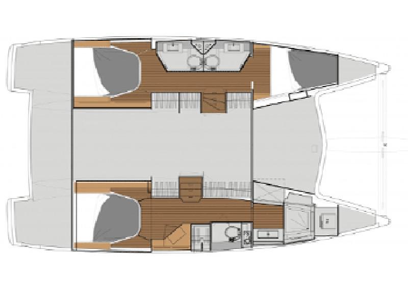 Book yachts online - catamaran - Lucia 40 - EC- LUC-16-CR - rent