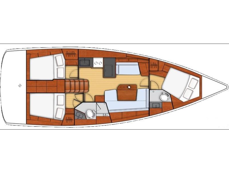 Book yachts online - sailboat - Oceanis 41.1 - CL-41O-18-F - rent