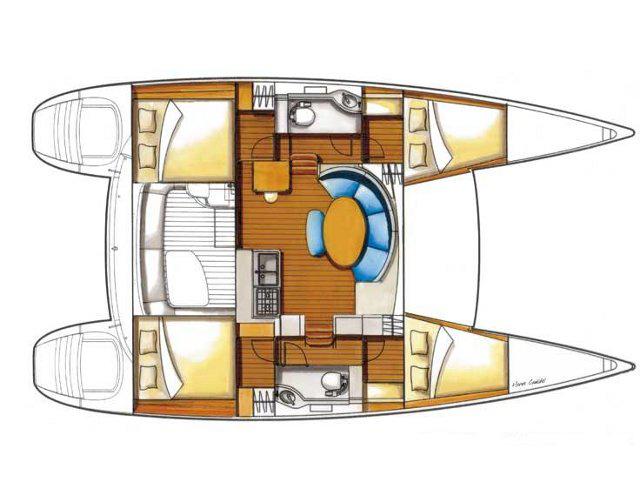 Book yachts online - catamaran - Lagoon 380 - CL- L38-19-G - rent