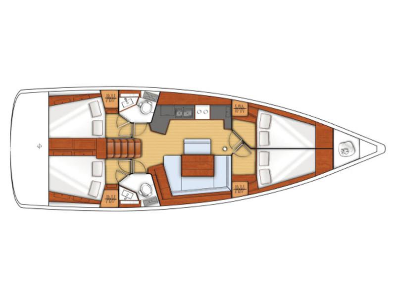 Book yachts online - sailboat - Oceanis 45 - Oc45 - rent