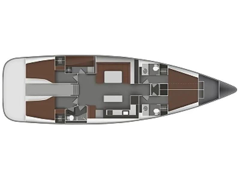 Book yachts online - sailboat - Bavaria 55 Cruiser - Little Secret - rent